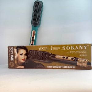 برس حرارتی سوکانی – دستگاه حرفه‌ای صاف‌کننده و حالت‌دهنده مو با طراحی اورجینال بهمراه گارانتی و ضمانت نامه کتبی