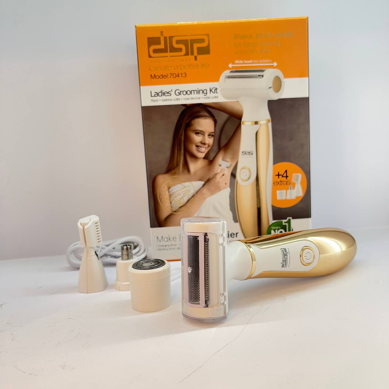 شیور زنانه ۴ کاره DSP مدل 70413