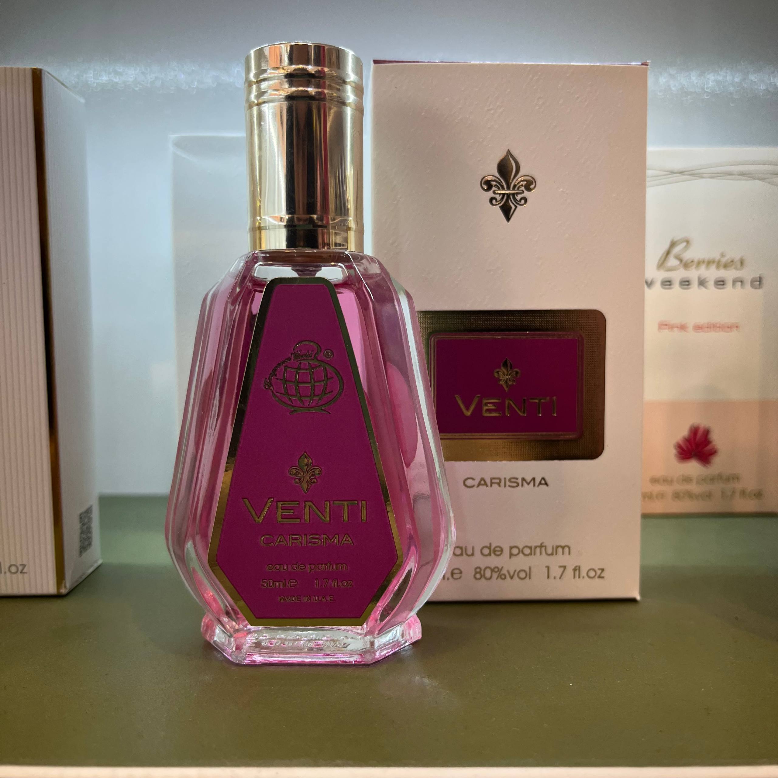 عطر زنانه ونتی کاریزما  50 میل اماراتی